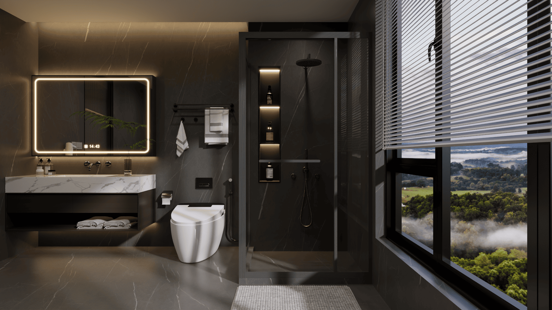 02 Swivel Shower Screen - SmartSwivel™